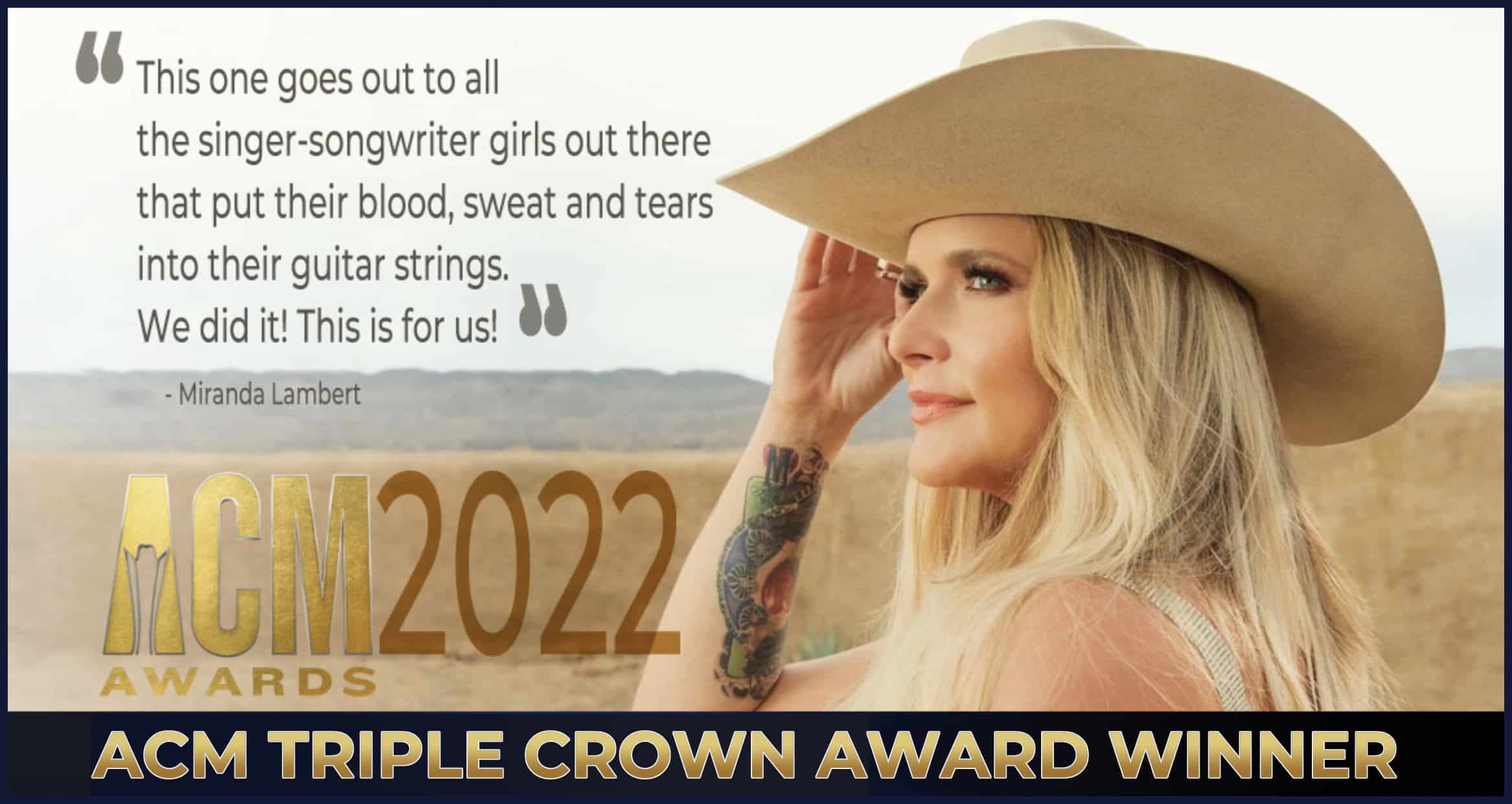 ACM Triple Crown Award Winner